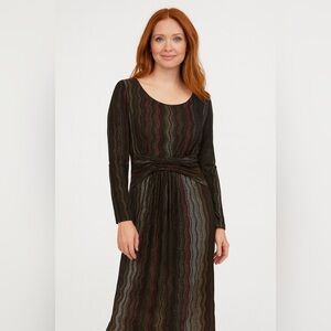 New directions ice 12 long sleeve dress